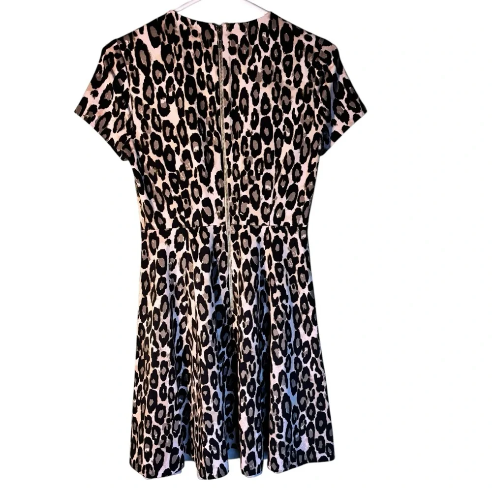 Kate Spade Autumn Leopard Print Skater Dress Size 0‎